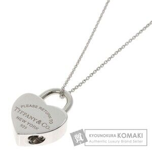 Tiffany Heart Lock Necklace Silver